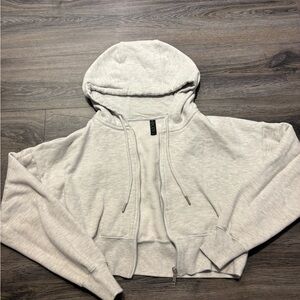 Cotton On Light Gray Women's Zip-Up Hoodie